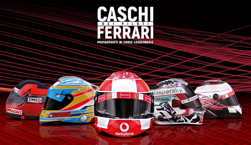 caschi dei piloti Ferrari