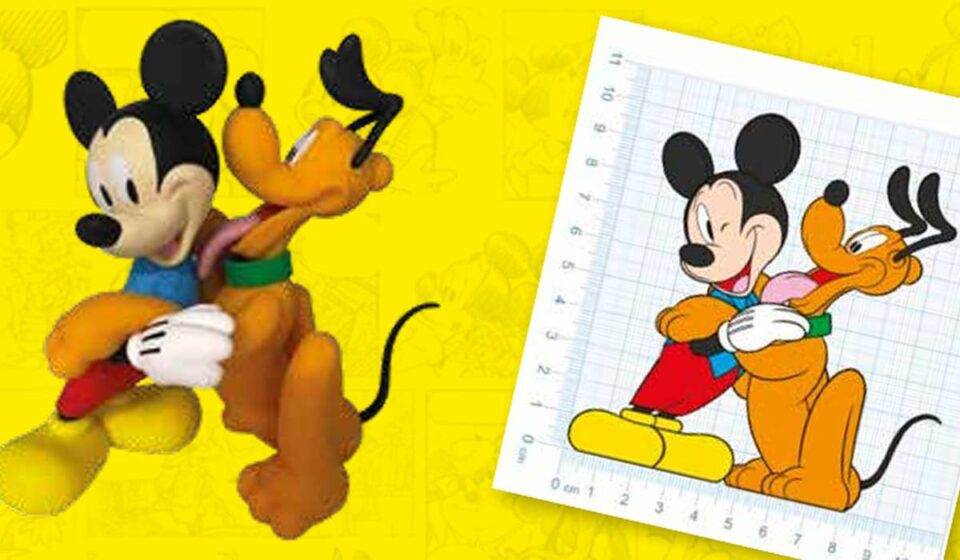 statua Pluto e Topolino